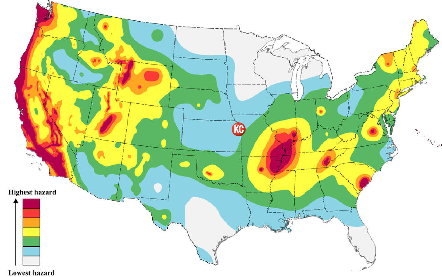 2023 National Seismic Hazard Map